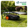 Garage de tondeuse robot Abri 105x80x46 cm transparent
