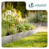 Lot de 35 Bordure de jardin en métal galvanisé flexible 100x13cm - VOUNOT FR