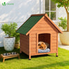 Niche pour Chien Extérieure en Bois 72x65x83cm - VOUNOT FR