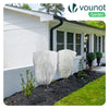Lot de 3 Housse Hivernage Plante avec Cordon Polypropylème 80g/m² 80x100cm blanc - VOUNOT FR