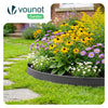 Bordure de jardin PE flexible 10m avec piquets anthracite - VOUNOT FR