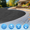 Bache a bulle piscine 120 microns ronde decoupable Ø366cm noir