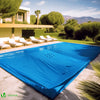 Bache piscine rectangulaire en Polyethylene 160 gr/m2 4x8m Bleue foncé - VOUNOT FR