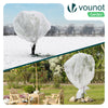 Voile d'Hivernage pour Plantes 30g/m² 2.4x10m avec 10 Piquets Blanc - VOUNOT FR