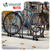 Ratelier range velo acier mural et sol 4 vélos Noir - VOUNOT FR