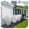 Lot de 4 Voiles d'Hivernage Plante avec Cordon 60g/m² 60x80cm Blanc - VOUNOT FR