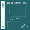 Bâche de Protection en Polyéthylène resistant et impermeable 180g/m² blanche 3x4m - VOUNOT FR