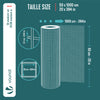 Grillage a maille soude en acier gaine PVC 25mm fil 1mm 0.5x10m vert - VOUNOT FR