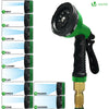 Tuyau d’Arrosage Extensible 30m Renforce avec Accessoires vert - VOUNOT FR