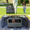 Sac transport pliable chien chat caisse cage portable 82x60x60cm gris - VOUNOT FR