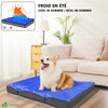 Matelas panier pour chien avec tapis gel rafraichissant amovible 90x68cm - VOUNOT FR
