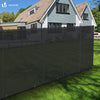 Brise vue occultant en HDPE 90g/m² 1.8x20m avec attaches de fixation anthracite