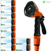 Tuyau d’Arrosage Extensible 15m avec Accessoires orange - VOUNOT FR