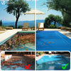 Bache piscine rectangulaire en Polyethylene 160 gr/m2 8x14m Bleue foncé - VOUNOT FR