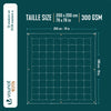 Couette temperee doux avec rembourrage polyester 300gsm 200x200cm blanc - VOUNOT FR