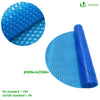 Bache a bulle piscine 120 microns ronde decoupable Ø305cm bleu