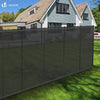 Brise vue occultant en HDPE 90g/m² 1.8x10m avec attaches de fixation gris