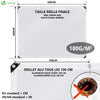 Bâche de Protection en Polyéthylène resistant et impermeable 180g/m² blanche 3x4m - VOUNOT FR