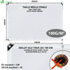 Bâche de Protection en Polyéthylène resistant et impermeable 180g/m² blanche 4x6m - VOUNOT FR