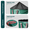 Lot de 3 Sac de Jardin Pop up 170L en Polyéthylène avec Poignées - VOUNOT FR