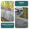 Bâche de Protection en Polyéthylène resistant et impermeable 240g/m² gris et noir 4x8m - VOUNOT FR