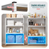 Lot de 2 Etagères de rangement charge lourde robuste à 4 niveaux 80x40x160cm - VOUNOT FR