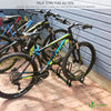 Ratelier range velo acier mural et sol 4 vélos Noir