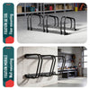 Ratelier range velo acier mural et sol 3 vélos Noir - VOUNOT FR