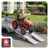 Rampe de chargement pliable  Lot de 2 pcs en acier galvanise 180cm - VOUNOT FR