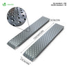 Lot de 2 rampe de chargement 135cm en acier galvanise