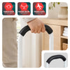 Marche pied en acier avec barre d’appui plateforme antiderapante 38x26cm blanc - VOUNOT FR