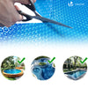 Bache a bulle piscine 120 microns ronde decoupable Ø305cm bleu