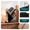 Bibliotheque Arbre etagere a Livres 30x16x40.5cm Noir