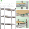 Lot de 2 Étagère Charge Lourde à 5 Niveaux 70x30x150cm - VOUNOT FR