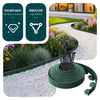 Bordure de jardin plastique flexible 20m avec piquets vert - VOUNOT FR