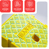 Lot de 2 Rampes de Trottoir en Polypropylene 25x27x13 cm Jaune - VOUNOT FR