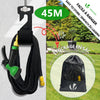 Tuyau d’Arrosage Extensible 45m Renforce avec Accessoires noir