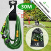Tuyau d’Arrosage Extensible 30m avec Récipient Savon et accessoires vert - VOUNOT FR