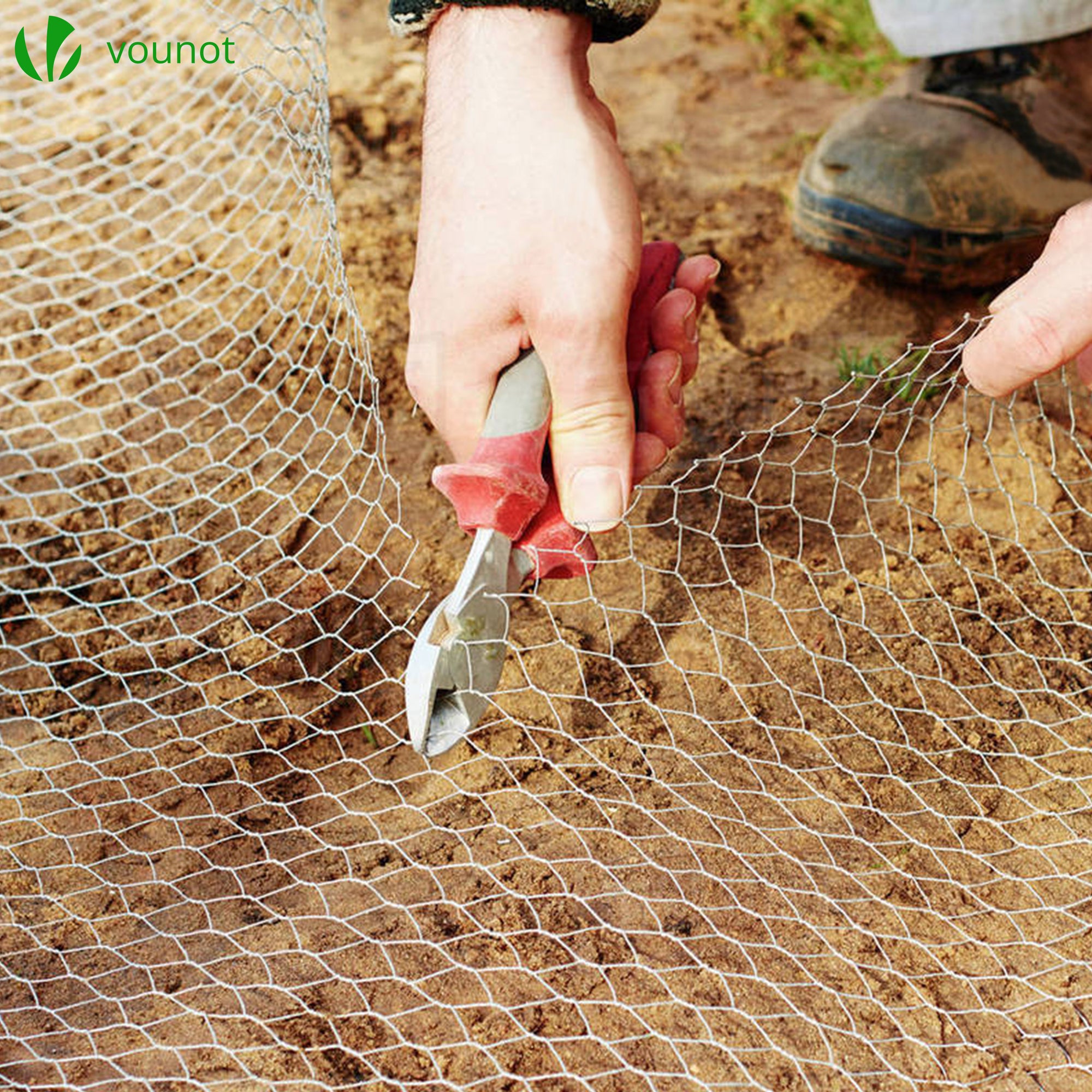 Grillage à Poules Galvanisé 13mm - Rouleau 1m X 50m, Acier Solide, Pour Clôture Jardin