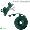 Bordure de jardin PVC flexible 40m avec piquets vert