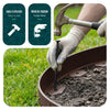Bordure de jardin PE flexible 20m avec piquets marron - VOUNOT FR