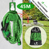 Tuyau d’Arrosage Extensible 45m avec Accessoires vert