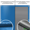 Bache piscine rectangulaire en Polyethylene 160 gr/m2 8x14m Bleue foncé - VOUNOT FR