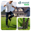 Kit cloture filet a poules PE avec piquets 12m vert - VOUNOT FR