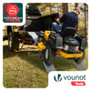Lot de 2 Rampe de chargement pliable Charge lourde antiderapant en acier galvanise 196cm - VOUNOT FR