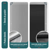 Bâche de Protection en Polyéthylène resistant et impermeable 180g/m² gris et noir 6x8m - VOUNOT FR