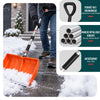 Pelle à Neige Démontable avec Manche en Aluminium Orange