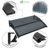 Auvent de porte marquise 120x80 cm en Polycarbonate anti UV Anthracite - VOUNOT FR