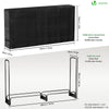 Serre buche 2m avec housse de protection noir