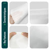 Lot de 4 Voiles d'Hivernage Plante avec Cordon 60g/m² 60x80cm Blanc - VOUNOT FR